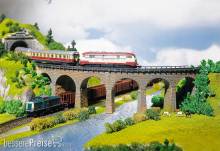 Faller 222586 - 2 Viaduktbrücken, gebogen