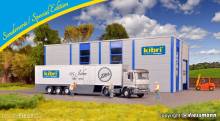 Kibri 22500 - H0 MB Actros 2-achs mit Koffersattelauflieger, Fertigmodell