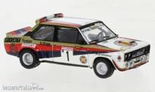 Brekina 22663 - Fiat 131 Abarth, No.1, Fiat Warsteiner, Rally Hunsrück, W.Röhrl, 1980