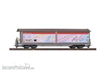 Bemo 2288100 - RhB Hai-tvz 5140 Schiebewandwagen ´nachhaltige Transporte´