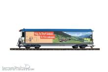 Bemo 2288162 - RhB Haikqq-uy 5162 Schiebewandwagen Volg ´Vrin´