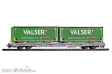 Bemo 2291174 - RhB R-w 8384 ACTS Tragwagen ´Valser´