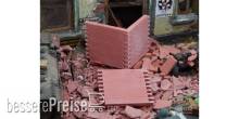 Juweela 23317 - 1:35 Mauerteile Ziegel RF rot, 6x