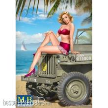 Master Box Ltd. MB24006 - Pin-up series, Kit No.6 Samantha in 1:24