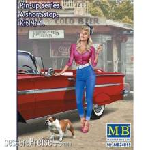 Master Box Ltd. MB24015 - Pin-up series.A short stop.Kit No.1 in 1:24