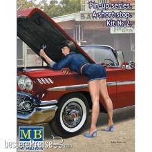 Master Box Ltd. MB24016 - Pin-up series.A short stop.Kit No.2 in 1:24