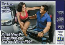 Master Box Ltd. MB24062 - Truckers series´Special Cargo´Handle wit care!Sandy and George in 1:24