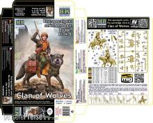 Master Box Ltd. 24086 - Post-apocalyptic series. The Last Bridge. Kit No. 8. Clan of Wolves