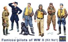 Master Box Ltd. MB3201 - Famous WWII pilots set in 1:32