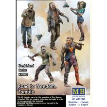 Master Box Ltd. 35242 - Zombieland Series, Kit No. 2. Road to freedom. Zombie