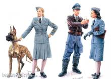 Master Box Ltd. MB3557 - Woman at war: Germany, Luftwaffenhelferinnen 1:35