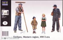Master Box Ltd. MB3567 - Civilians, Western region, WWII era in 1:35