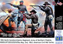Master Box Ltd. MB3581 - Do or die!18th Infantry Regiment of North Carolina.U.S. Civil War Series in 1:35