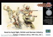 Master Box Ltd. MB3592 - Hand-to-Hand fight, Brit. & Germ. infr. in 1:35