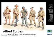 Master Box Ltd. 3594 - Allied Forces. N.Africa desert battles.s