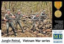Master Box Ltd. MB3595 - Jungle patrol, Vietnam War series in 1:35