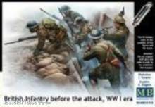 Master Box Ltd. MB35114 - British infantry before attack,WWI era in 1:35