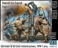 Master Box Ltd. MB35116 - Hand-to-hand fight,German&British infant infantrymen, WWI era in 1:35