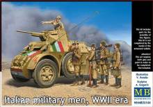 Master Box Ltd. MB35144 - Italian military men,WWII era in 1:35