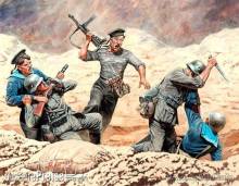 Master Box Ltd. MB35152 - Soviet marines and German infantry,Handt in 1:35