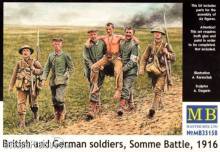 Master Box Ltd. MB35158 - British and German soldiers,Somme Battle in 1:35