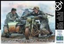 Master Box Ltd. MB35178 - German motorcyclists, WWII era in 1:35