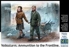 Master Box Ltd. MB35182 - Volkssturm. Ammunition to the Frontline in 1:35