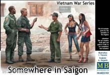 Master Box Ltd. MB35185 - Somewhere in Saigon,Vietnam War Series in 1:35