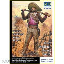 Master Box Ltd. MB35205 - Outlow. Gunslinger series. Kit No.3. Pedro Melgoza - Bounty Hunter in 1:35