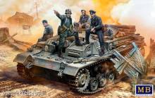 Master Box Ltd. MB35208 - German StuG III Crew, WWII era.Their position is behind that forest in 1:35