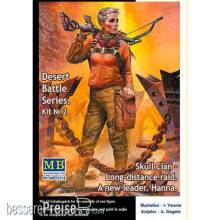 Master Box Ltd. MB35214 - 1:35 Skull Clan Long-distance raid. Kit 2. A new leader. Hanna