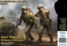Master Box Ltd. 35224 - Russian-Ukrainian War series,Kit No 2.Azov Regiment,Defence of Mariupol,March20