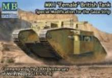 Master Box Ltd. MB72004 - Mk I Female British tank,Specila modific in 1:72