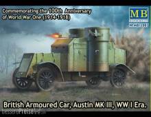 Master Box Ltd. MB72007 - Austin Mk.III British armored car1914-18 in 1:72
