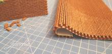 Juweela 23409 - 1:32 1:35 FLEXYWAY Ziegelwand rot dunkel, 1x