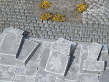 Juweela 23432 - 1:32/35 Bürgersteigplatten 3 Größen - 48x