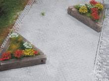 Juweela 24178 - 1:45 1:50 Straßenpflanzkübel Schwellen, 3x