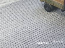 Juweela 24181 - 1:45 1:50 FLEXYWAY Platten 20x20 grau dunkel, 1 Segm.