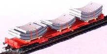 Loewe 2445 - Ladegut-Set aus 3 unterschiedlichen Tunnelbauteilen ´Tübbing´ - H0