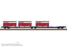Trix 24474 - Doppel-Taschenwagen Sdggmrss privat VI