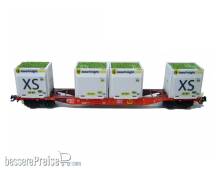 Modellbahn Engl 245 - 4x echte Altglasladung Innofreight XS