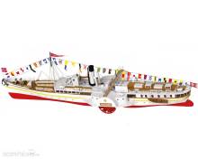 MODELL TEC 24530 - D/S Skibladner Seitenraddampfer 1:60 Bausatz
