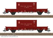 Trix T24555 - Niederbordwagen-Set