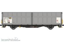 Albert Modell 246006 - Schiebewandwagen Hbbins - D-TWA - Ep.VI - in silberner Farbgebung