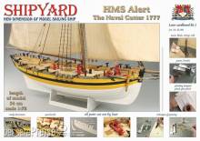 SHIPYARD 24601 - HMS Alert 1777 Laser Kartonbausatz