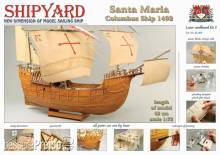 SHIPYARD 24603 - Santa Maria 1492 Laser Kartonbausatz