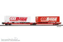 Piko 24625 - Taschenwagen T3000e mit 2 ´Bode´ Trailern DB AG VI