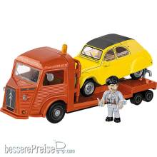 Cobi 24627 - Citroen Type H Car Transporter & 2CV Type AZ