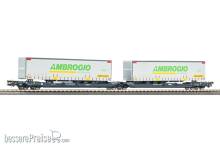 Piko 24635 - Taschenwagen T3000e Cemat mit 2 Ambrogio Trailern