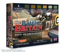 Lifecolor CS35 - Battle Of Britain, Royal Air Force Colors 6 x 22 ml